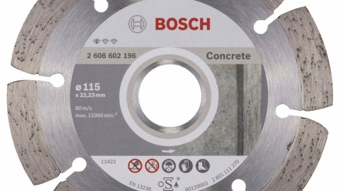 Bosch - Standard Seri Beton İçin Elmas Kesme Diski 115 mm