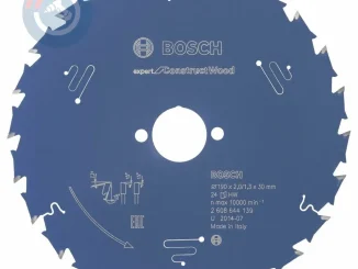 Bosch - Expert Serisi İnşaat Ahşabı için Daire Testere Bıçağı 190*30 mm 24 Diş