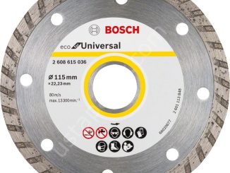 Bosch - Ekonomik Seri 9+1 Genel Yapı Malzemeleri İçin Elmas Kesme Diski 115 mm Turbo