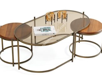 İnegöl Mobilya 169 Bronz Orta Sehpa